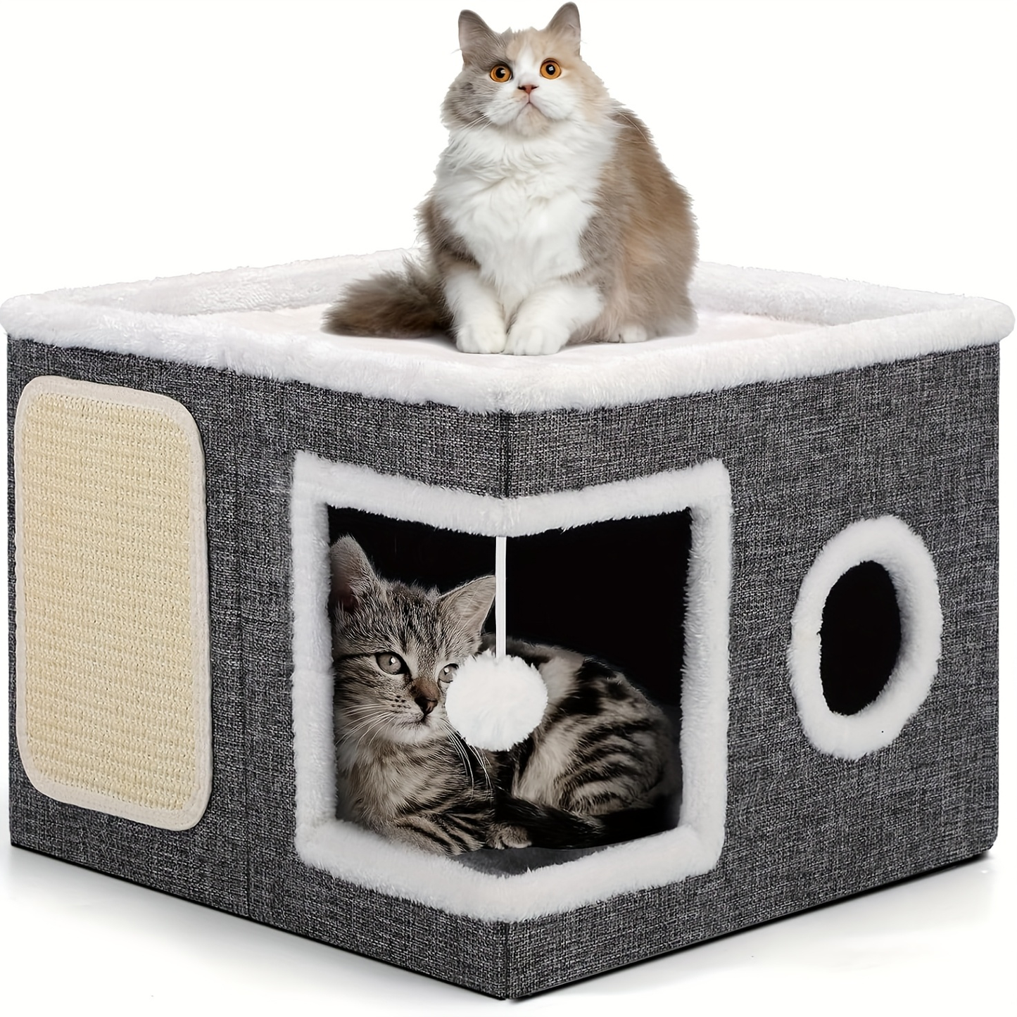 4-in-1 Foldable Cat House Villa