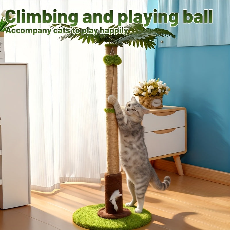 Cat Scratching Post 36.22” Palm Tree