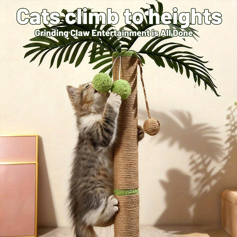 Cat Scratching Post 36.22” Palm Tree